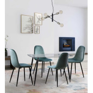 Mesa de cristal VARSOVIA