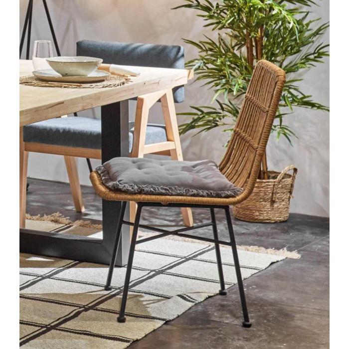 Pack 4 sillas de ratán BANGLI