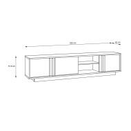 Mueble TV 220 cm SIGRID | Cambia Tus Muebles