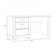 Mesa escritorio blanco SNOW