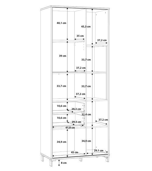 Vitrina alta industrial FOLKE