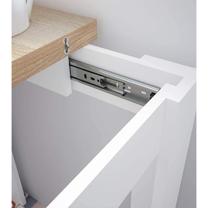 Mesa extensible cuadrada de cocina KATIA