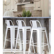 Pack 4 taburetes altos metálicos TOLIX