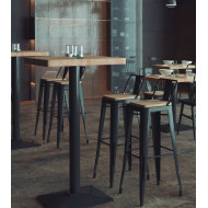 Pack 4 taburetes altos metálicos TOLIX