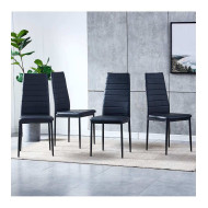 Pack 4 sillas tapizadas LEIDEN