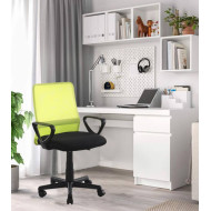 Silla de escritorio tapizada Maya, con tejido 3D