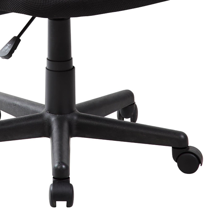 Silla de escritorio tapizada Maya, con tejido 3D