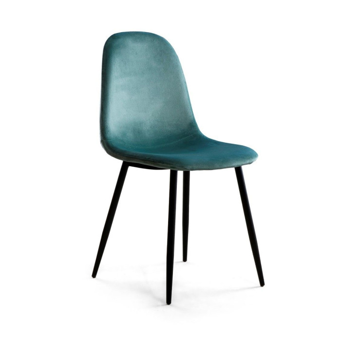 Sillas de comedor de terciopelo SWEDEN - Pack 4 Uds.