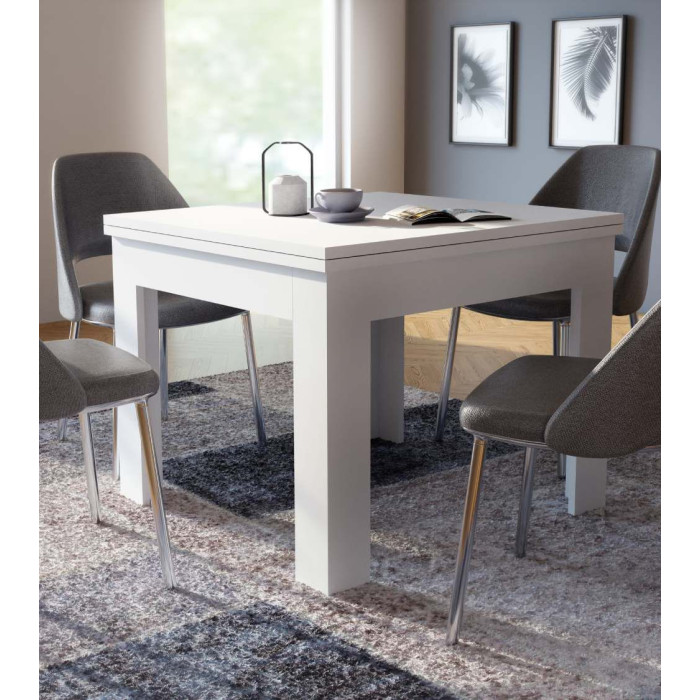 Mesa de comedor cuadrada extensible LUTER