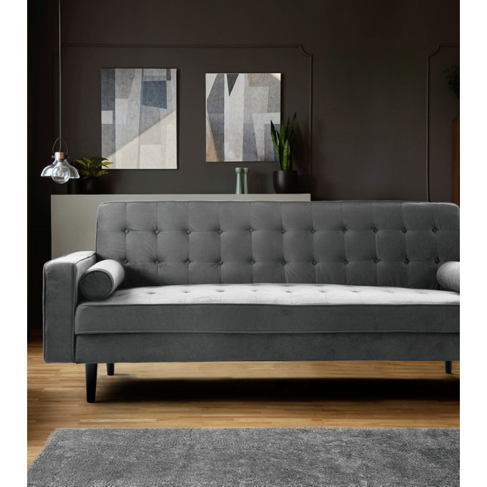 Sofá cama terciopelo antimanchas GREEN