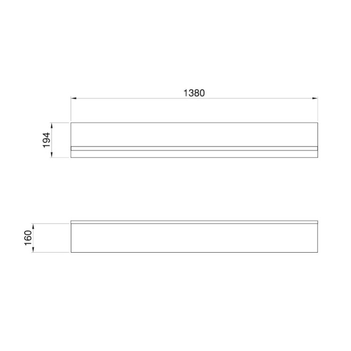 Estante pared 138 cm MARKLE