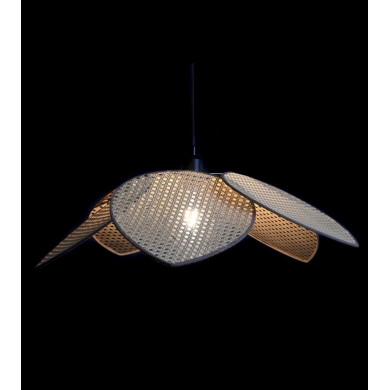 Lámpara de techo ratán tipo flor DAILA