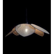 Lámpara de techo ratán tipo flor DAILA