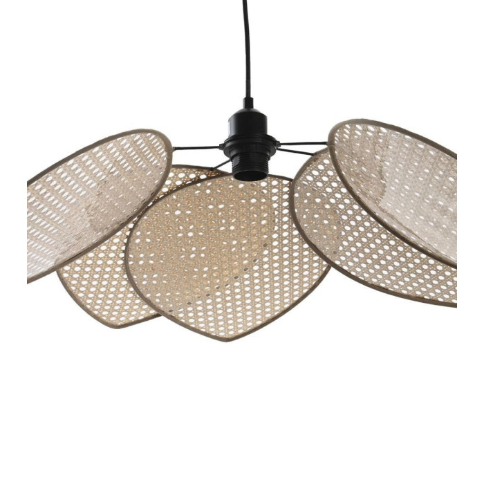 Lámpara de techo ratán tipo flor DAILA