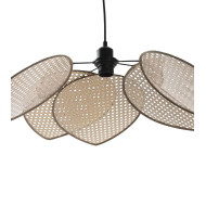 Lámpara de techo ratán tipo flor DAILA