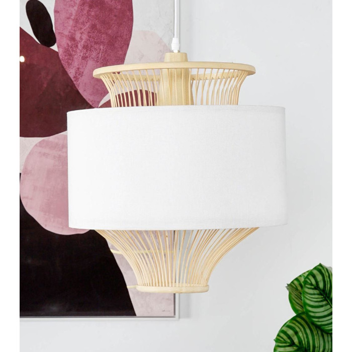 Lámpara de techo de bambú KACEY | Cambia Tus Muebles