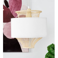 Lámpara de techo de bambú KACEY | Cambia Tus Muebles