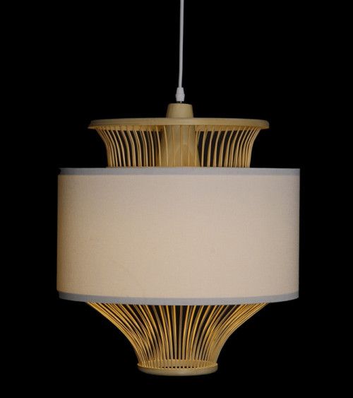 Lámpara de techo de bambú KACEY | Cambia Tus Muebles