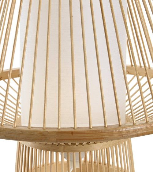 Lámpara de mesa de bambú AGATHA