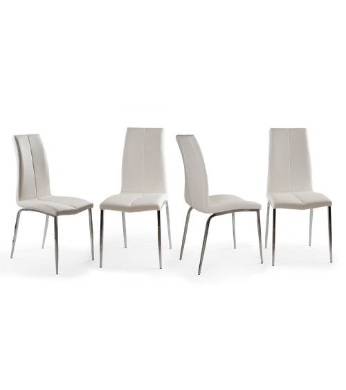 Pack 4 sillas tapizadas INGRID