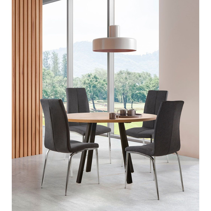 Pack 4 sillas tapizadas INGRID