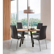 Pack 4 sillas tapizadas INGRID