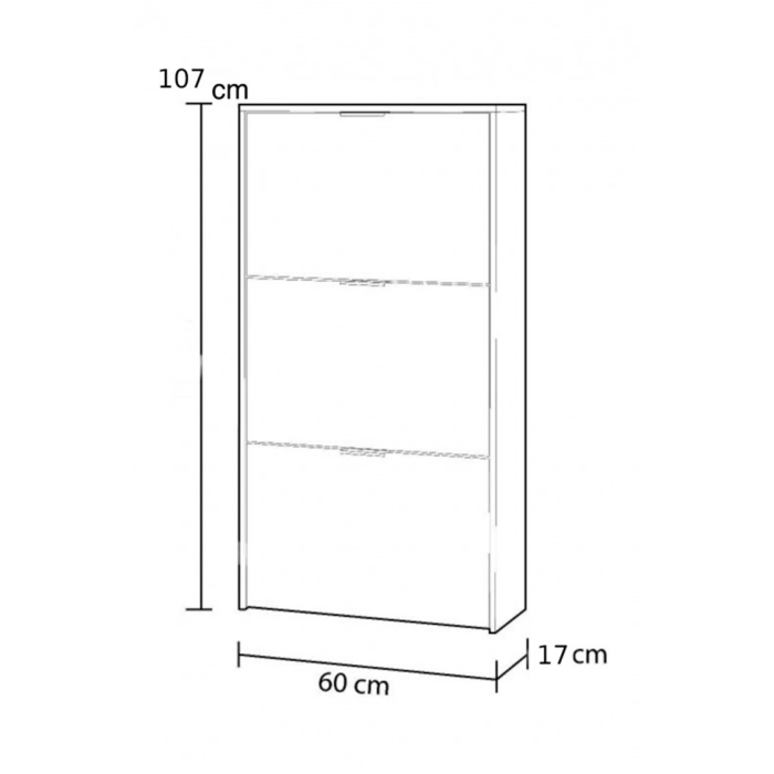 Mueble zapatero 3 puertas VIC