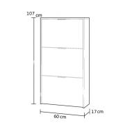 Mueble zapatero 3 puertas VIC