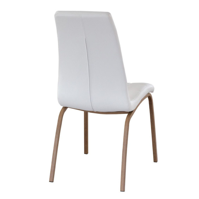 Pack 4 sillas de comedor tapizadas MABEL