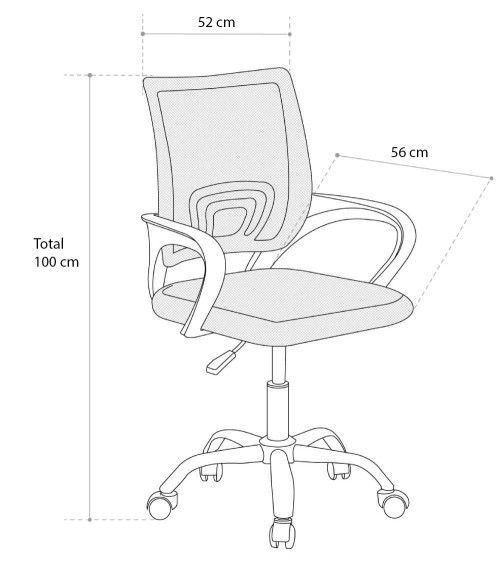 Silla de escritorio infantil juvenil NALA