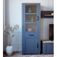 Vitrina alta 1 puerta ODIN