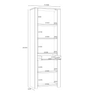 Vitrina alta 1 puerta ODIN