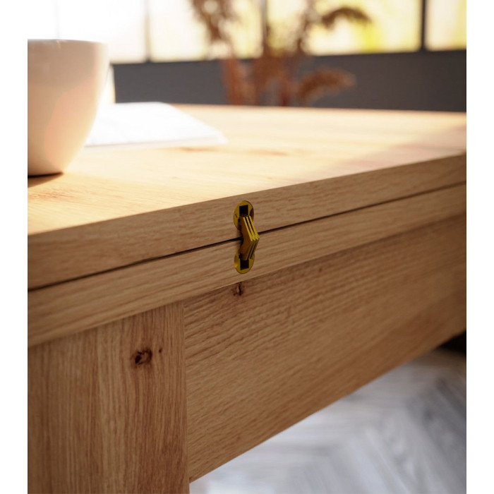 Mesa de comedor cuadrada extensible LUTER