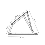 Set de 2 Bisagras para Canapé - Anti ruido, de alta calidad