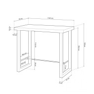 Mesa alta industrial DAREK
