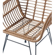 Pack 2 sillas de comedor de ratán OHARA