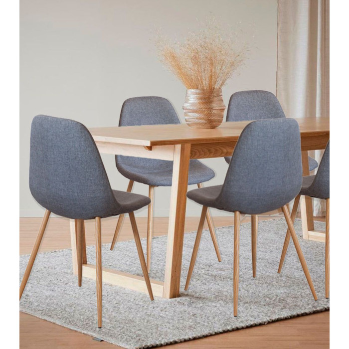 Pack de 4 sillas KOS, estilo nórdico