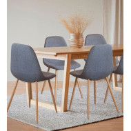 Pack de 4 sillas KOS, estilo nórdico