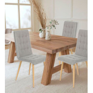 Pack 4 sillas comedor tapizadas FABIA