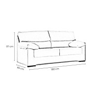 Sofá 2-3 plazas DENVER