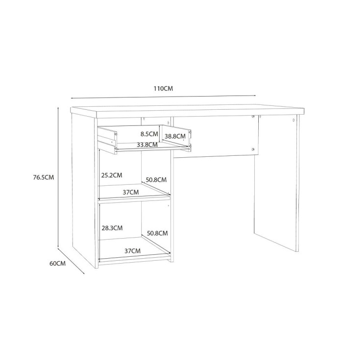 Escritorio barato blanco PAX