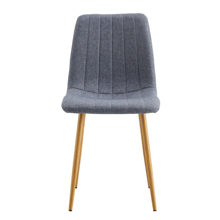 Pack de 4 sillas de comedor tapizadas NADIA