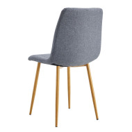 Pack de 4 sillas de comedor tapizadas NADIA