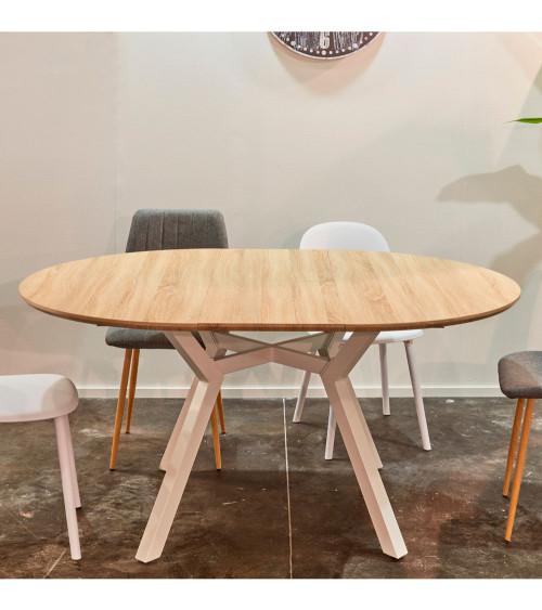 Mesa redonda extensible industrial DEHLI