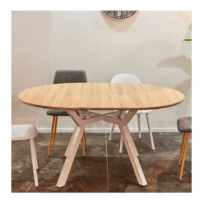 Mesa redonda extensible industrial DEHLI