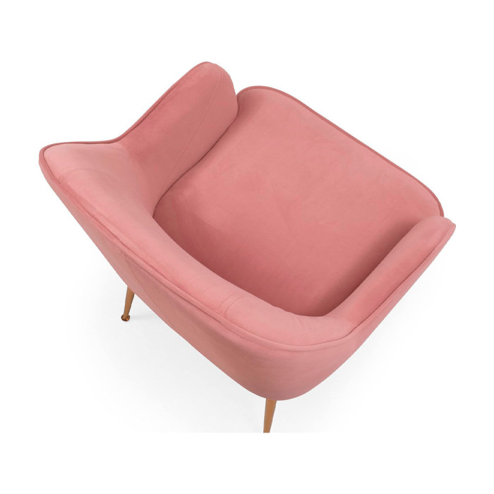 Butaca de terciopelo AMBERES con pata negra o dorada | Cambia Tus Muebles