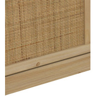 Mueble zapatero de ratán CAMILE