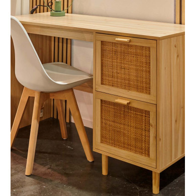 Mesa de escritorio de ratán CAMILE