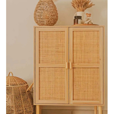 Aparador de ratán CAMILE